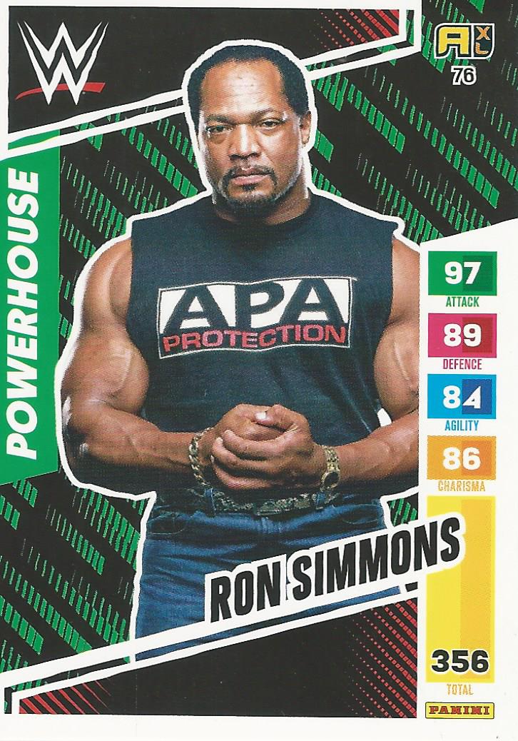 WWE Panini XL Adrenalyn 2024 Trading Cards Ron Simmons No.76