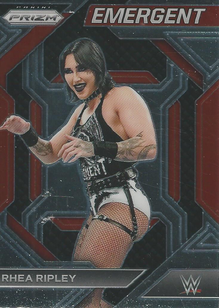 WWE Panini Prizm 2024 Trading Cards Emergent Rhea Ripley No.12