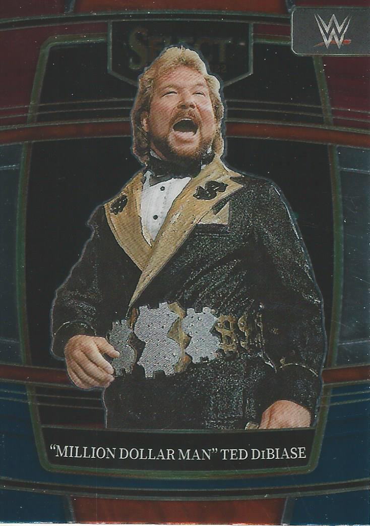 WWE Panini Select 2022 Trading Cards Red/Silver/Blue Million Dollar Man Ted Dibiase No.88