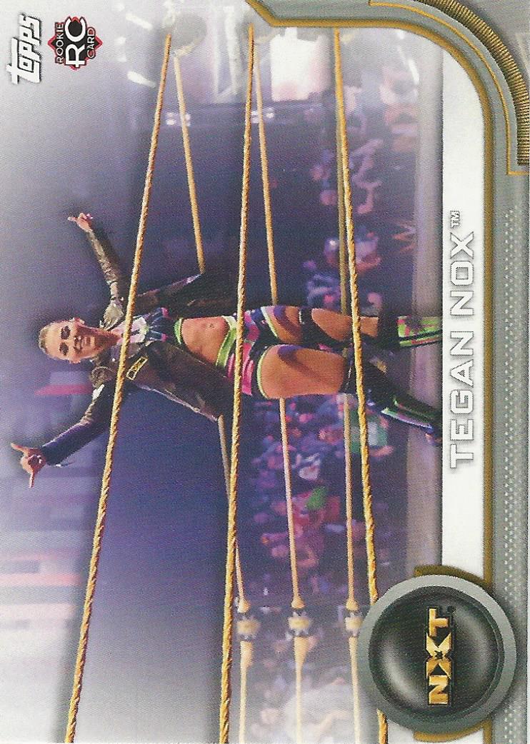 WWE Topps Women Division 2020 Trading Cards Tegan Nox RC-54