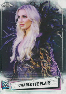 WWE Topps Chrome 2021 Trading Cards Charlotte Flair No.12