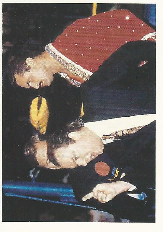 Euroflash WCW 1992 Sticker Collection Rick Rude and Paul Heyman No.77