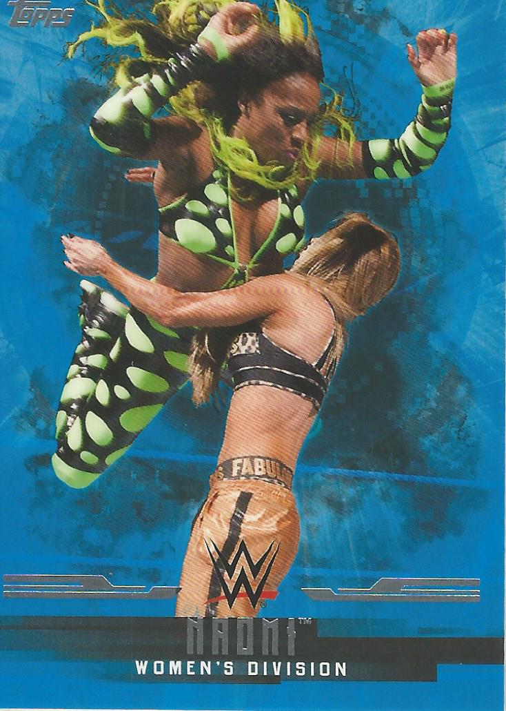 WWE Topps Undisputed 2017 Trading Cards Naomi W12