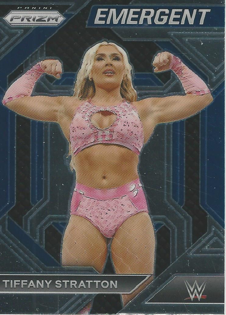 WWE Panini Prizm 2024 Trading Cards Emergent Tiffany Stratton No.14