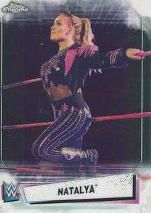 WWE Topps Chrome 2021 Trading Cards Natalya No.62