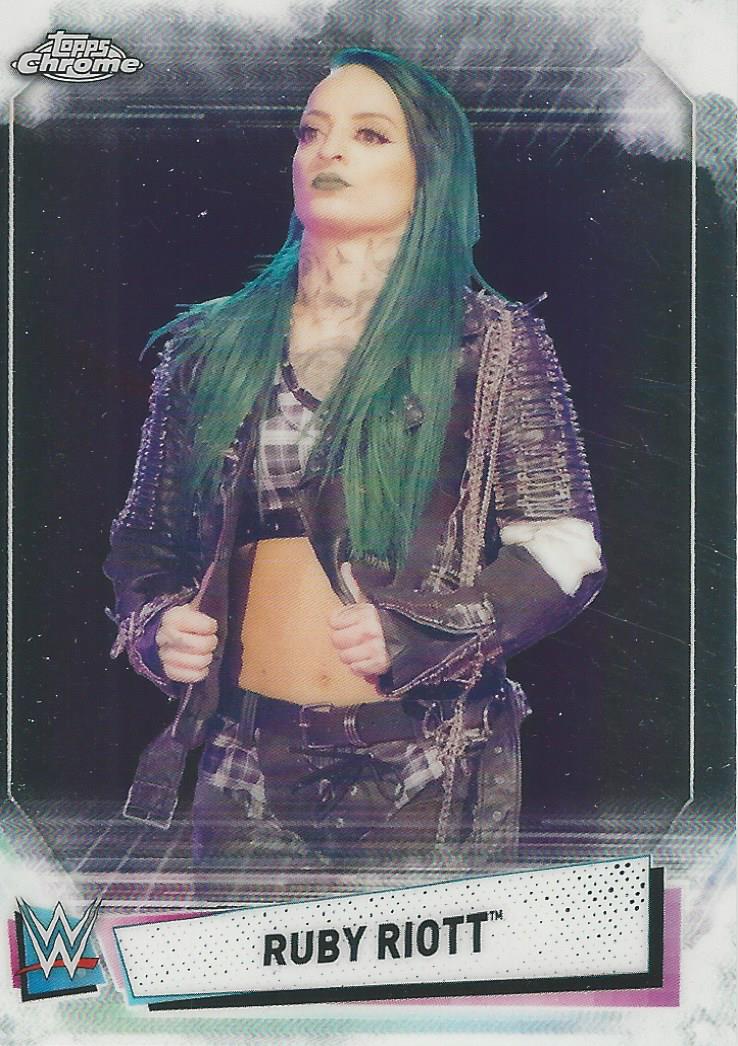 WWE Topps Chrome 2021 Trading Cards Ruby Riott No.65