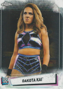 WWE Topps Chrome 2021 Trading Cards Dakota Kai No.79