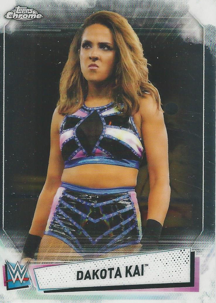 WWE Topps Chrome 2021 Trading Cards Dakota Kai No.79