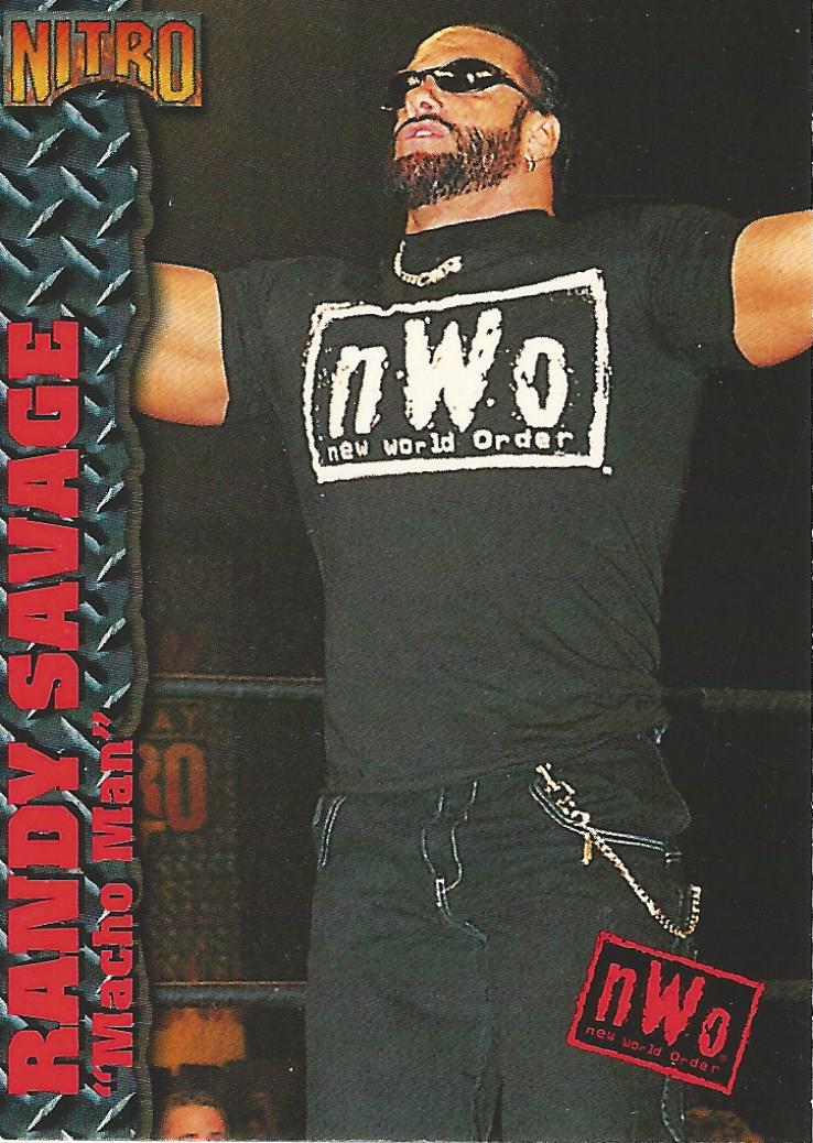 Topps WCW/NWO Nitro Trading Cards 1999 Randy Savage No.41