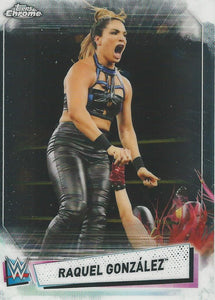 WWE Topps Chrome 2021 Trading Cards Raquel Gonzalez No.89