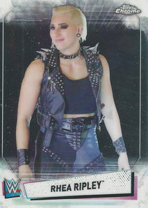 WWE Topps Chrome 2021 Trading Cards Rhea Ripley No.90