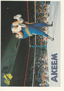 WWF Classic Trading Cards 1990 Akeem No.78