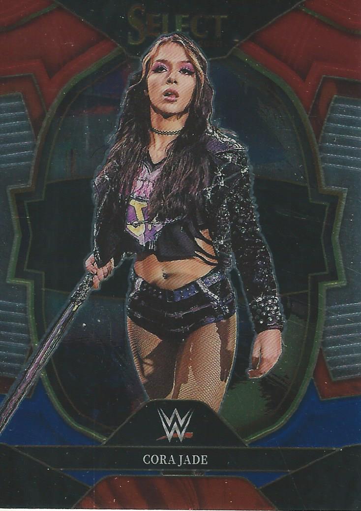 WWE Panini Select 2023 Trading Cards Red/Silver/Blue Cora Jade No.63