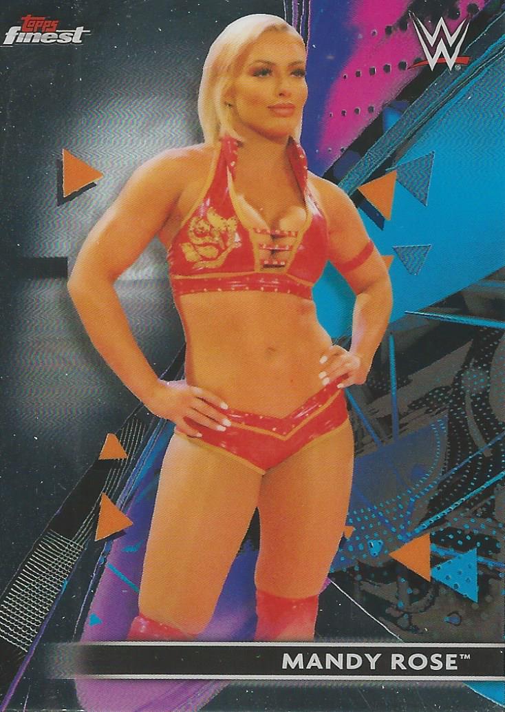 WWE Topps Finest 2021 Trading Cards Mandy Rose No.22
