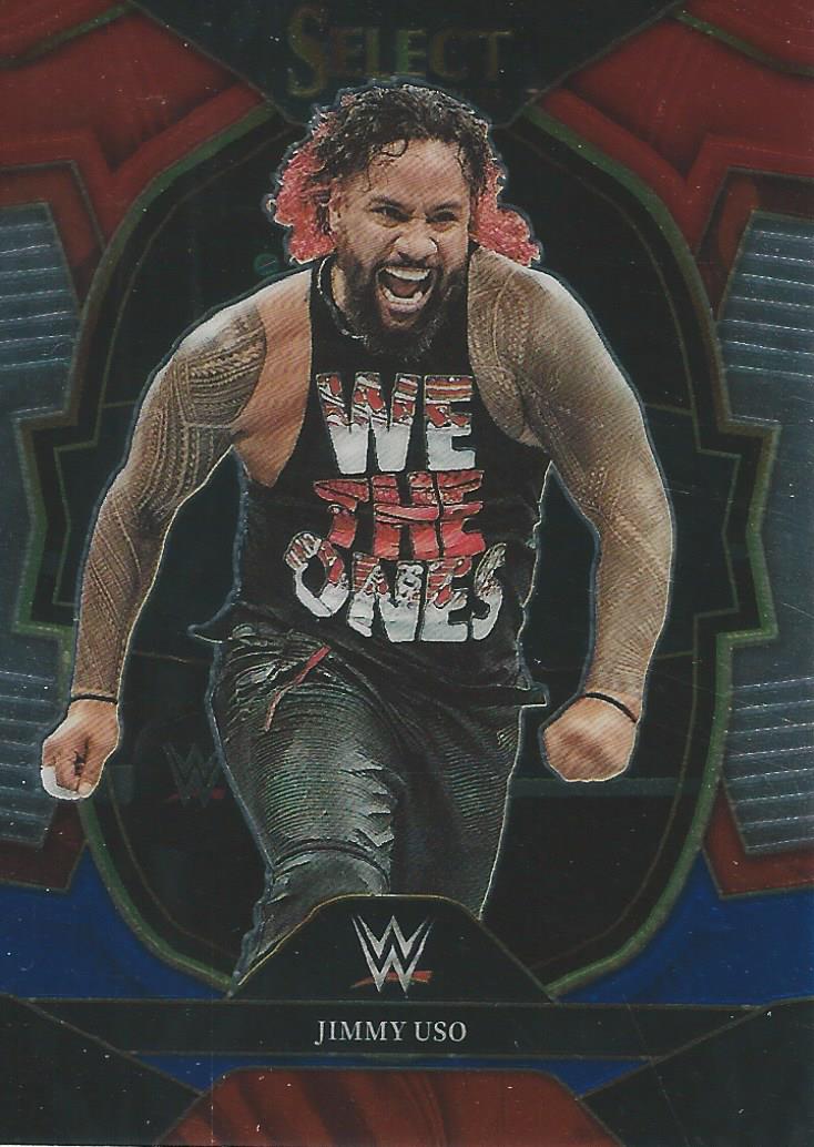 WWE Panini Select 2023 Trading Cards Red/Silver/Blue Jimmy Uso No.72