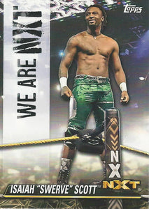 WWE Topps NXT 2021 Trading Cards Isaiah "Swerve" Scott NXT-22