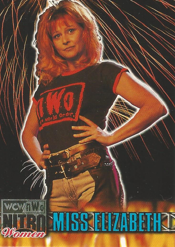 Topps WCW/NWO Nitro Trading Cards 1999 Miss Elizabeth No.56