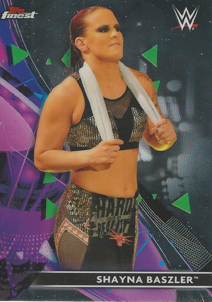 WWE Topps Finest 2021 Trading Cards Shayna Baszler No.35