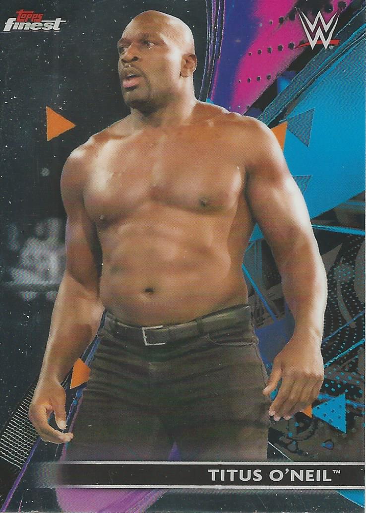 WWE Topps Finest 2021 Trading Cards Titus O'Neil No.39