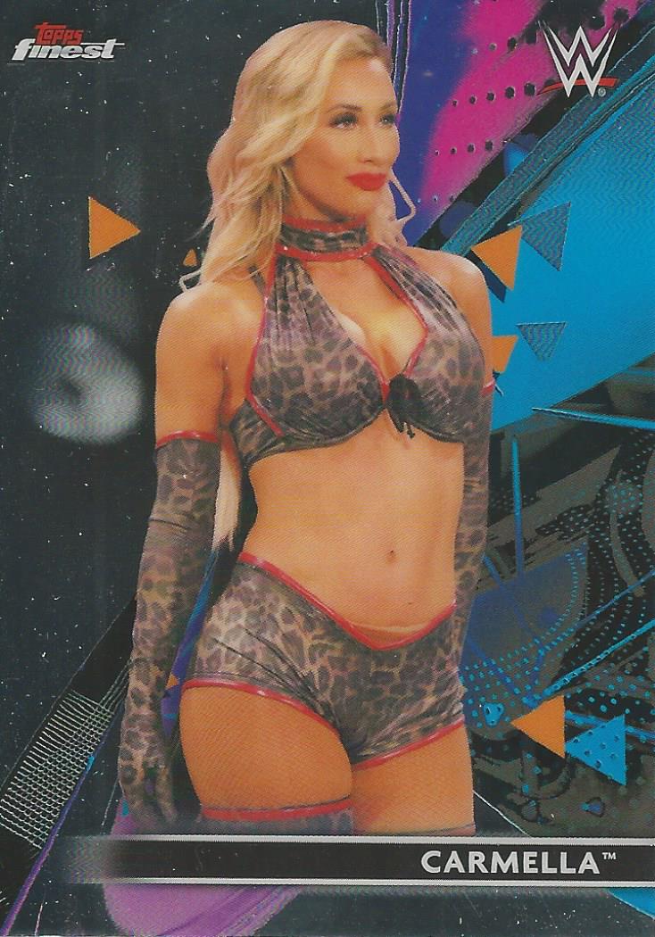 WWE Topps Finest 2021 Trading Cards Carmella No.47