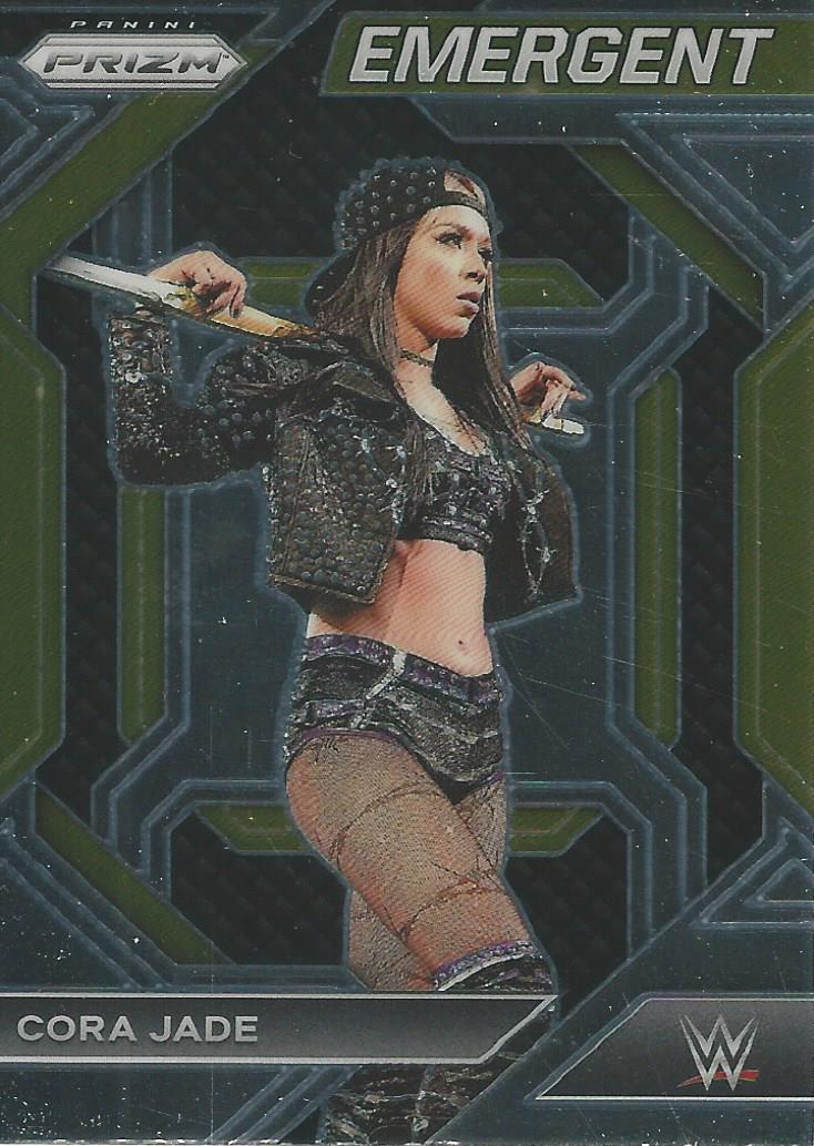 WWE Panini Prizm 2024 Trading Cards Emergent Cora Jade No.17