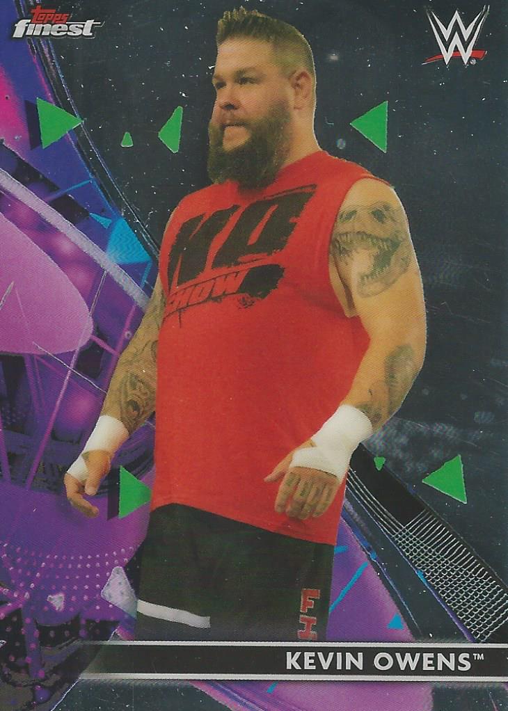 WWE Topps Finest 2021 Trading Cards Kevin Owens No.56