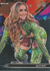 WWE Topps Finest 2021 Trading Cards Aliyah No.75