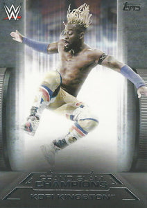 WWE Topps Undisputed 2021 Trading Cards Kofi Kingston GS-8