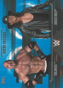 WWE Topps Undisputed 2017 Trading Cards Goldberg vs Undertaker D8