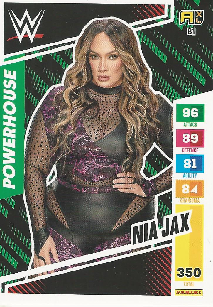 WWE Panini XL Adrenalyn 2024 Trading Cards Nia Jax No.81