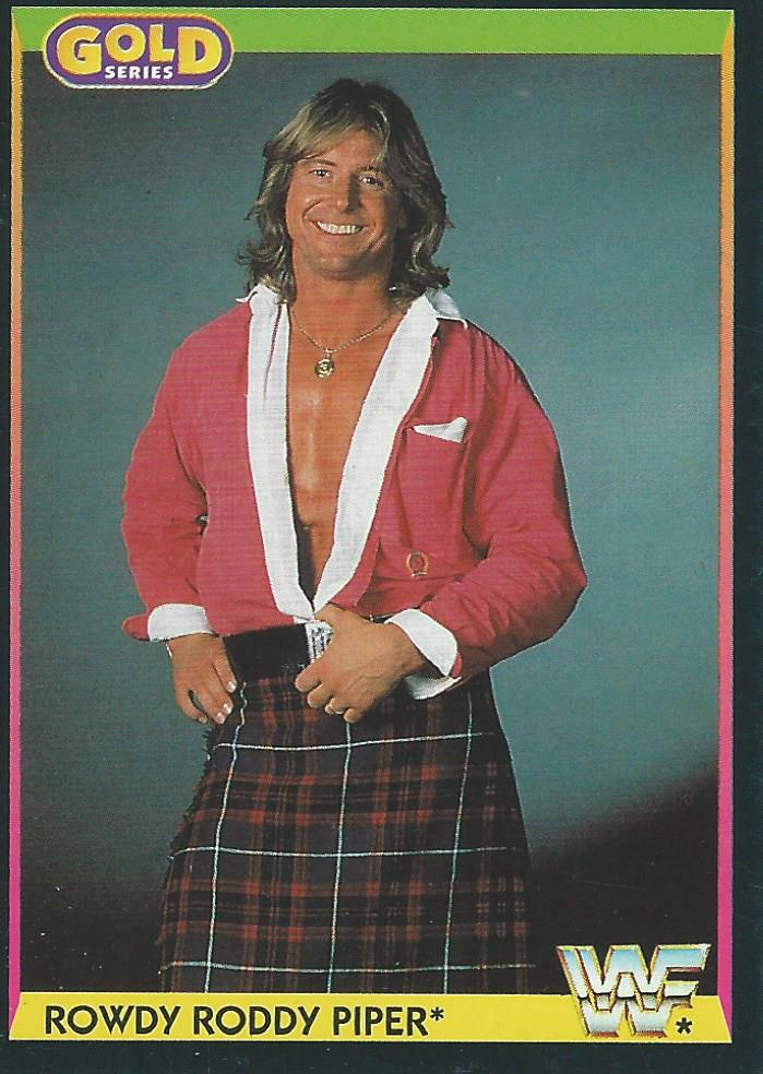 WWF Merlin Gold Series 1 1992 Trading Cards Roddy Piper No.81