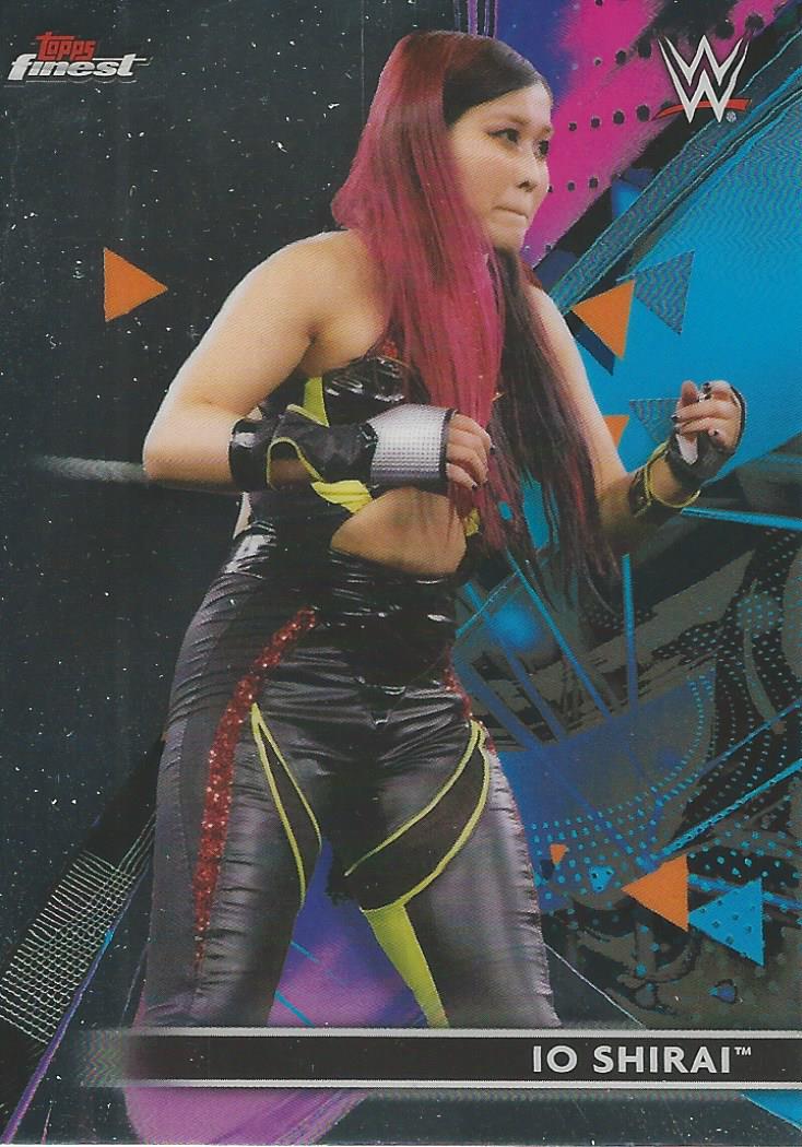 WWE Topps Finest 2021 Trading Cards Io Sharai No.85