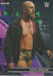 WWE Topps Finest 2021 Trading Cards Zack Gibson No.99