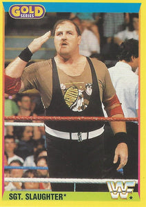 WWF Merlin Gold Series 2 1992 Trading Cards Sgt Slaughter No.82