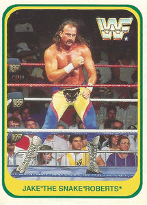 WWF Merlin 1991 Trading Cards Jake the Snake Roberts No.82