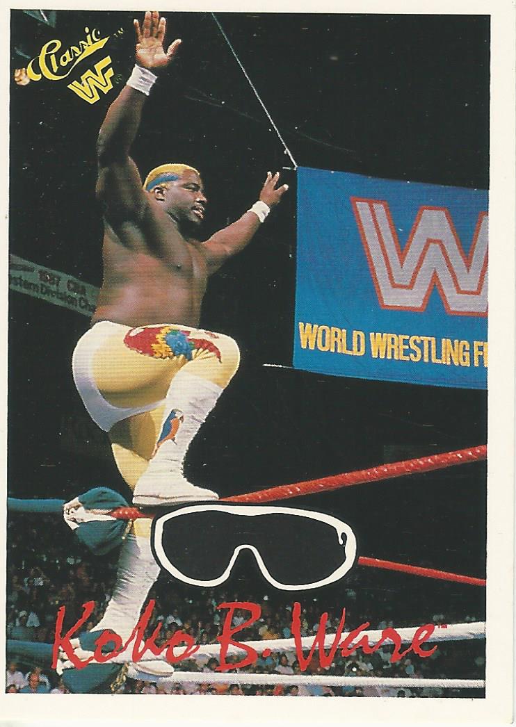 WWF Classic Trading Cards 1990 Koko B Ware No.82