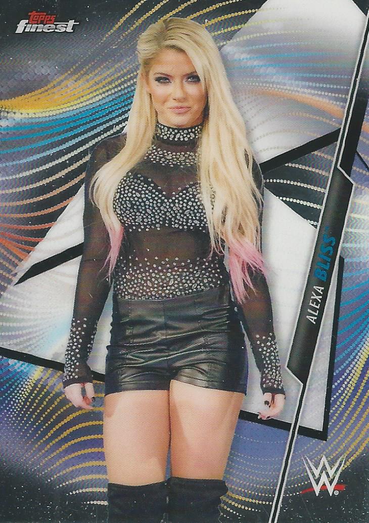 WWE Topps Finest 2020 Trading Cards Alexa Bliss No.35