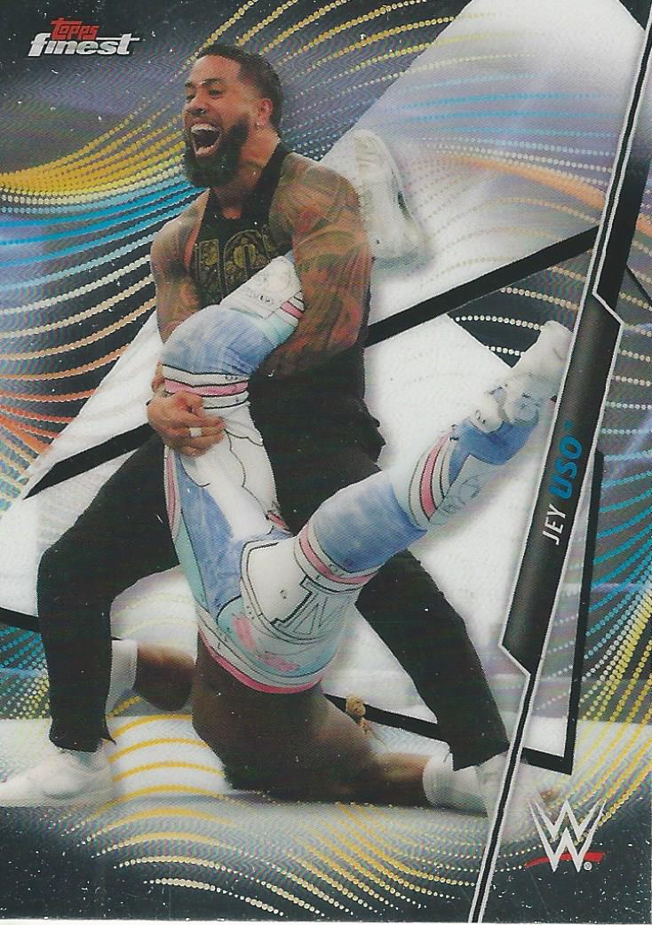 WWE Topps Finest 2020 Trading Cards Jey Uso No.46