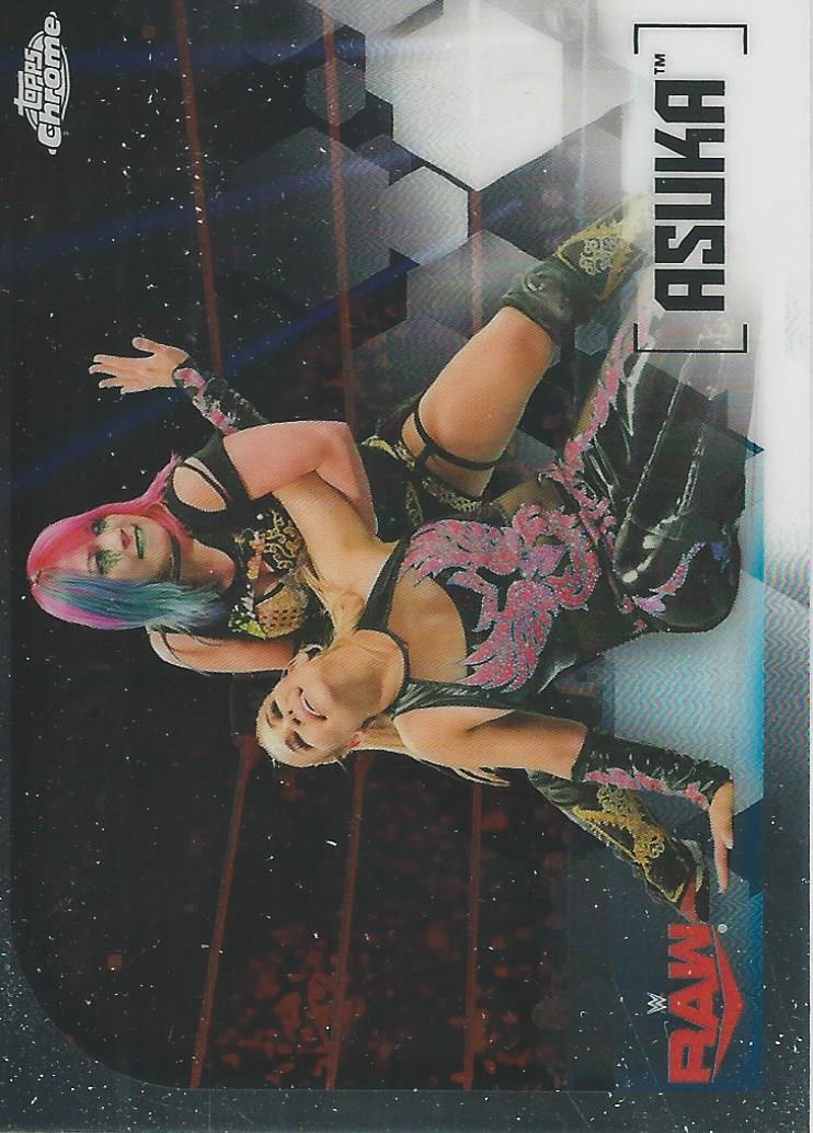 WWE Topps Chrome 2020 Trading Cards Asuka No.6