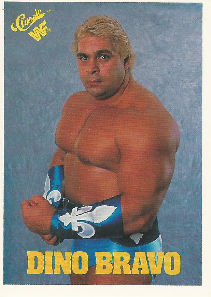 WWF Classic Trading Cards 1990 Dino Bravo No.84