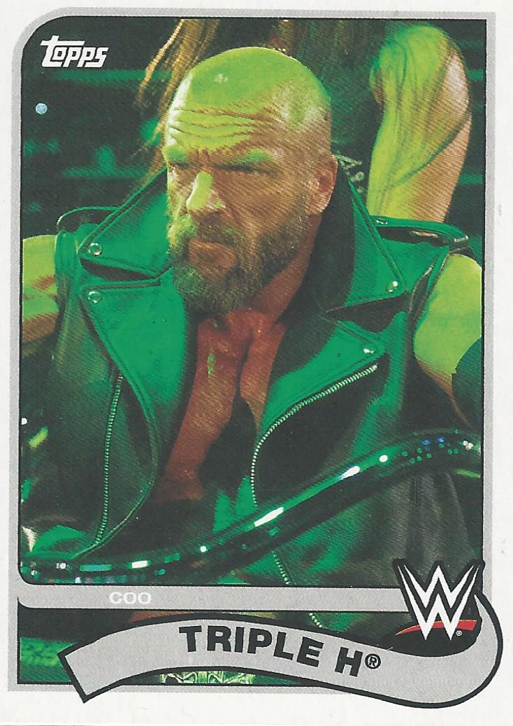 WWE Topps Heritage 2018 Trading Cards Triple H No.84