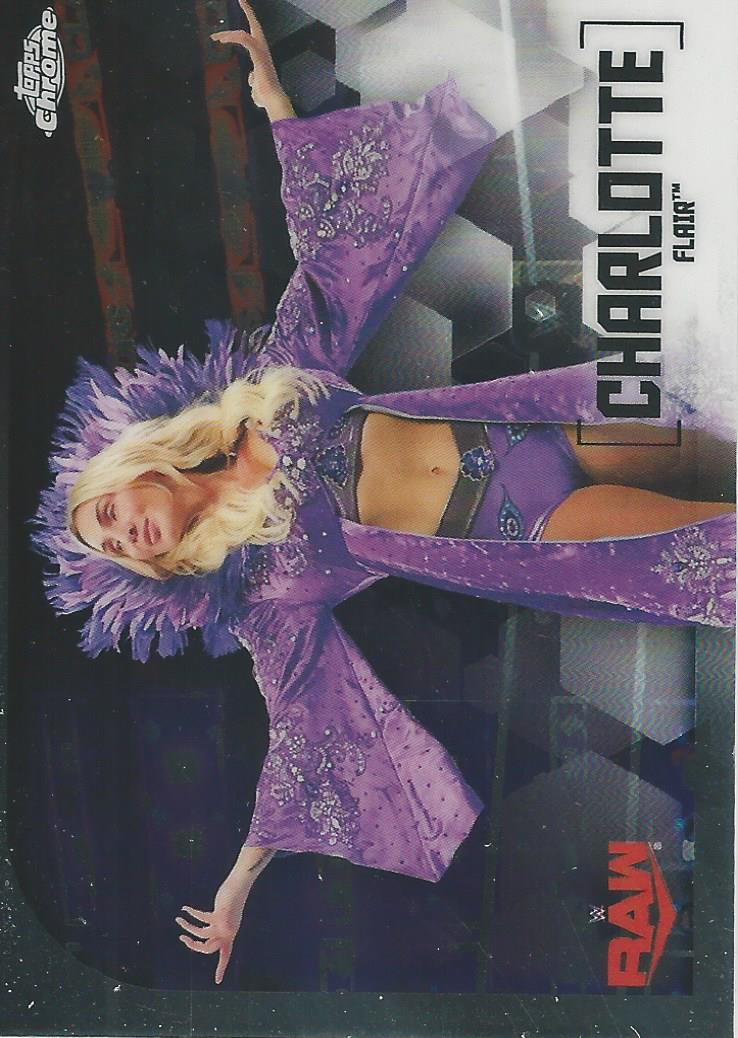 WWE Topps Chrome 2020 Trading Cards Charlotte Flair No.20