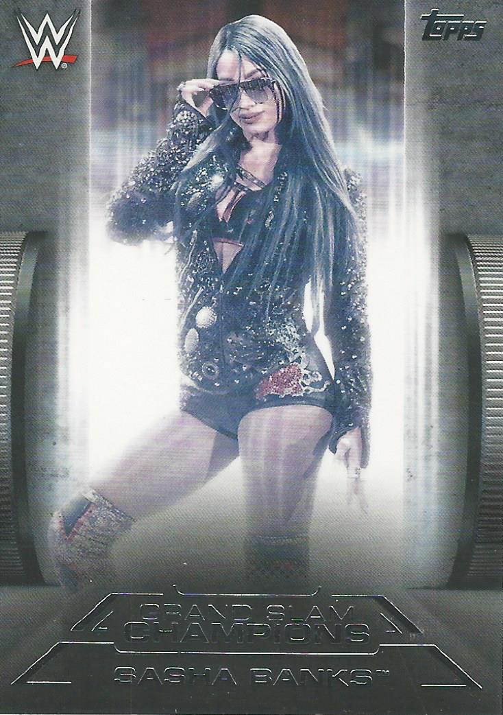 WWE Topps Undisputed 2021 Trading Cards Sasha Banks GS-12