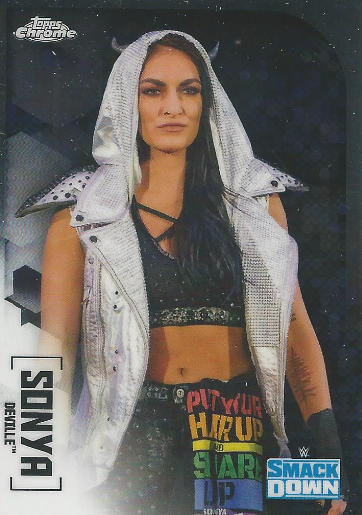 WWE Topps Chrome 2020 Trading Cards Sonya Deville No.62