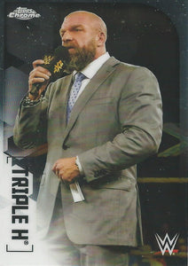 WWE Topps Chrome 2020 Trading Cards Triple H No.65