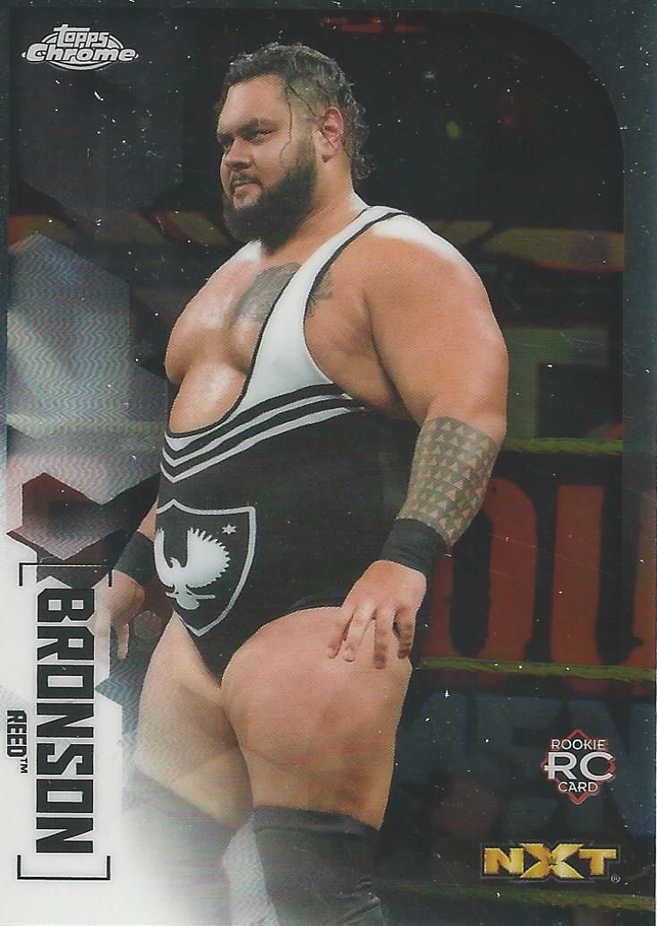 WWE Topps Chrome 2020 Trading Cards Bronson Reed No.75