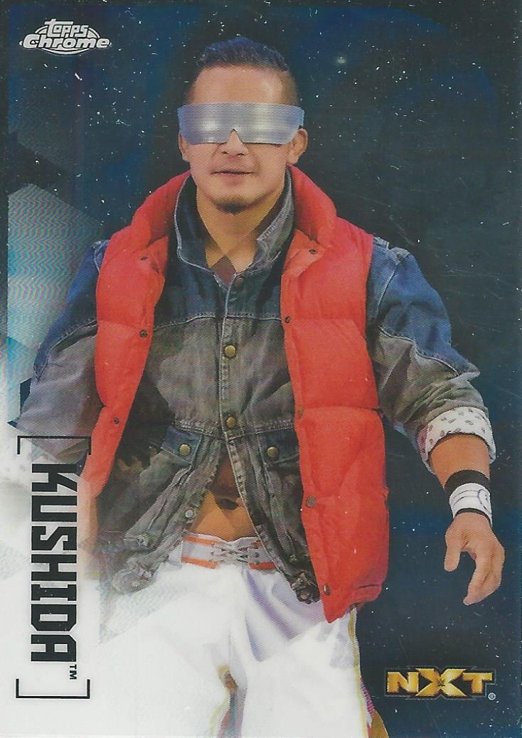 WWE Topps Chrome 2020 Trading Cards Kushida No.84