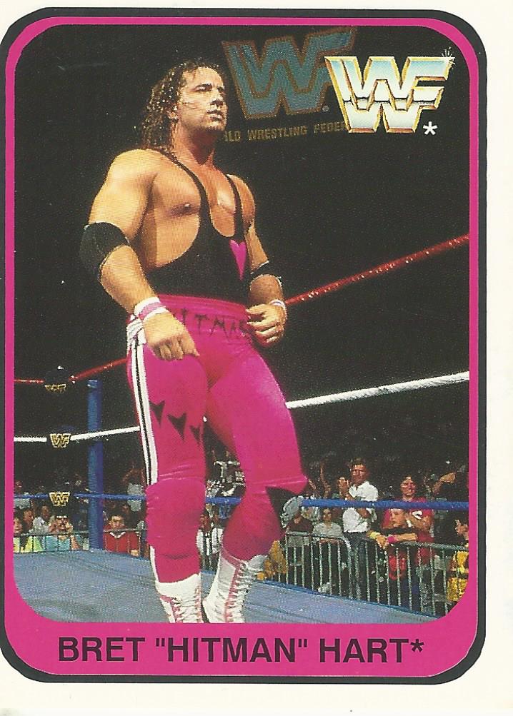 WWF Merlin 1991 Trading Cards Bret Hart No.86