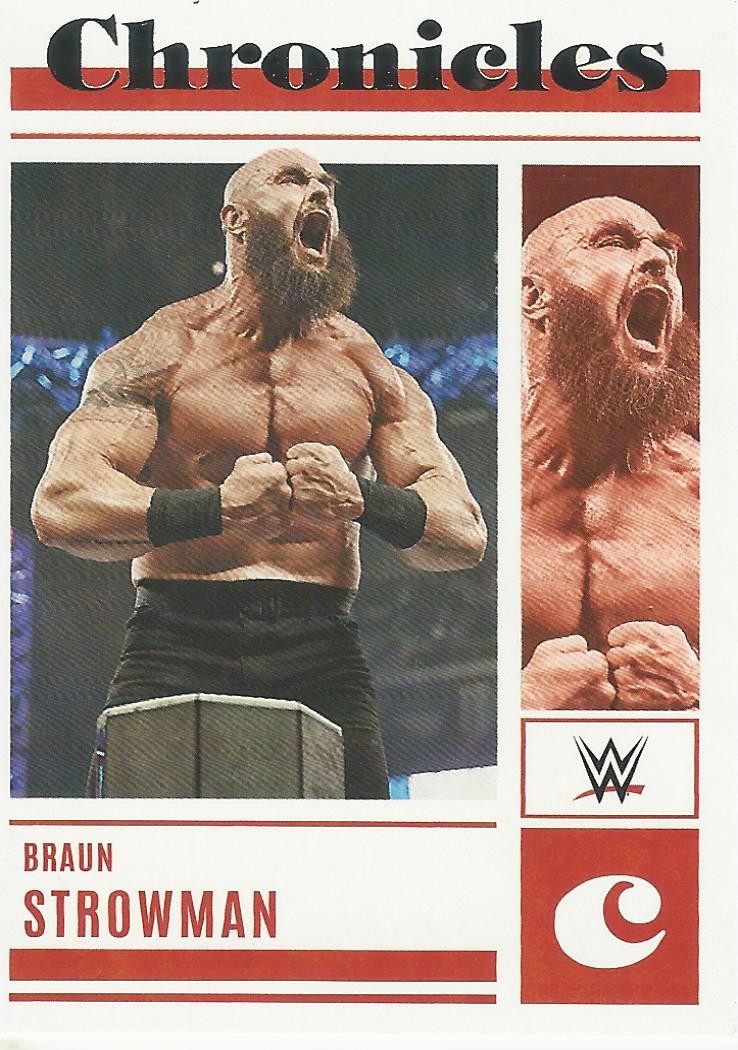 WWE Panini Chronicles 2023 Trading Cards Braun Strowman No.86