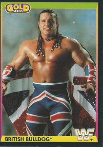 WWF Merlin Gold Series 1 1992 Trading Cards British Bulldog No.86